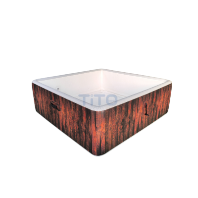 Wood Grain Ice Bathtub